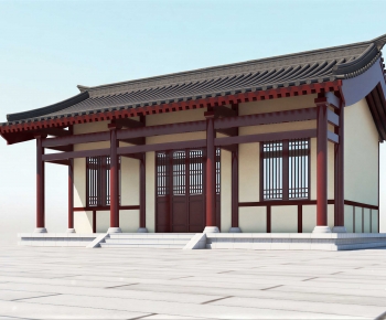 Chinese Style Ancient Architectural Buildings-ID:855640895