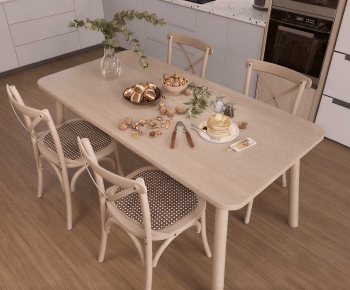 Modern Dining Table And Chairs-ID:632756953