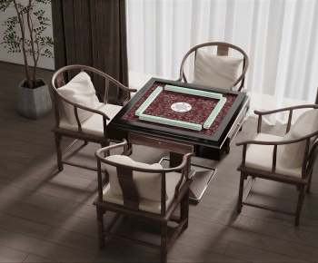 New Chinese Style Mahjong Tables And Chairs-ID:584101929
