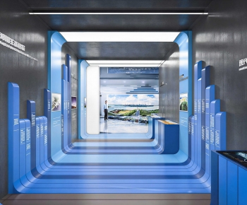 Modern Exhibition Hall-ID:387974024