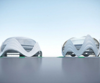 Modern Architecture Of Artistic Style-ID:709003936