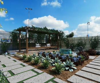Modern Courtyard/landscape-ID:166022062