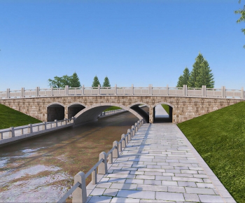 Chinese Style Bridge-ID:856385959