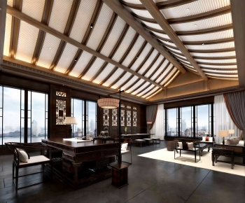 New Chinese Style Manager's Office-ID:149359755