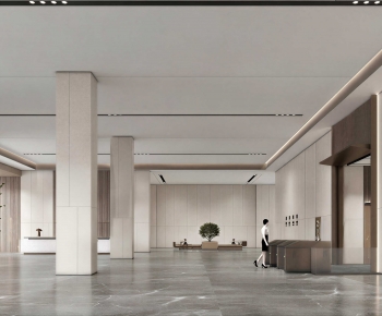 Modern Office Reception Desk-ID:369386919