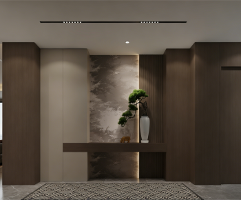 New Chinese Style Hallway-ID:183810952