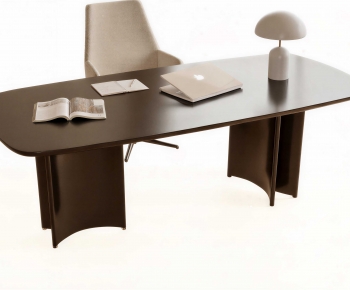 Modern Office Desk And Chair-ID:494457968