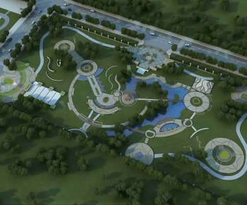 Modern Architectural Bird's-eye View Planning-ID:719080922