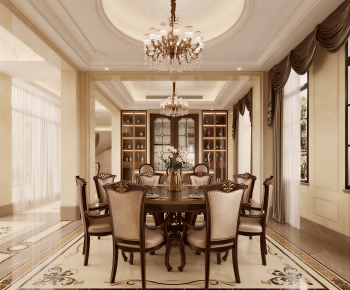 European Style Dining Room-ID:140867959