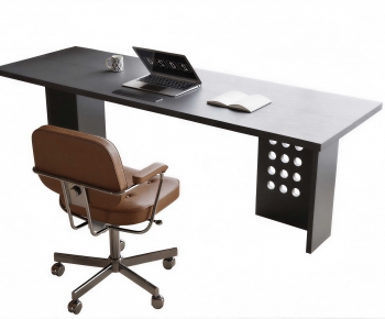 Modern Office Desk And Chair-ID:793210035