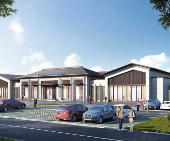 Modern Outdoor Parking Lot-ID:914031989