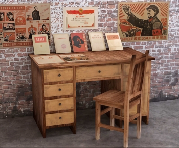Modern Computer Desk And Chair-ID:101859668