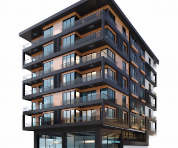 Modern Appearance Of Commercial Building-ID:477759839