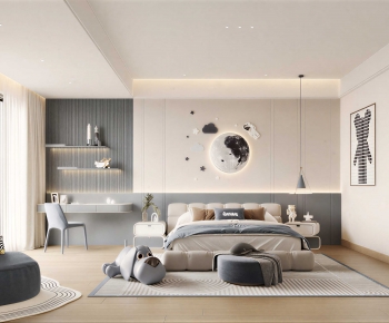Modern Boy's Room And Son's Room-ID:762144098