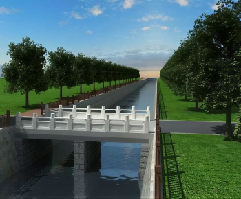 New Chinese Style Bridge-ID:620539906