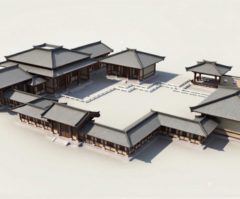 Chinese Style Ancient Architectural Buildings-ID:953530076