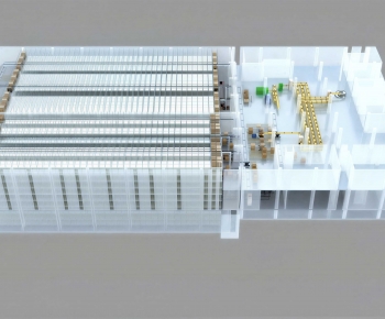 Modern Factory Floor/warehouse-ID:258007058