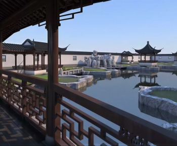 Chinese Style Courtyard/landscape-ID:534327032