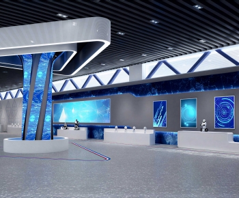 Modern Exhibition Hall-ID:967483043