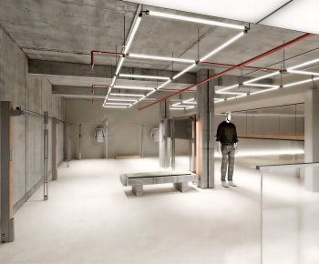 Industrial Style Clothing Store-ID:696166994