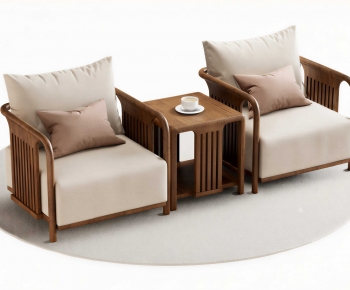 New Chinese Style Single Sofa-ID:577584033