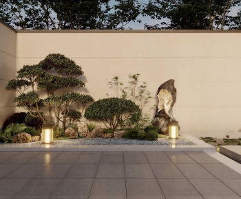 New Chinese Style Courtyard/landscape-ID:351280931