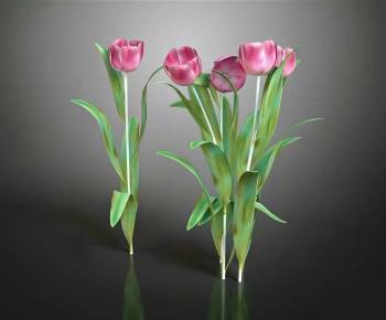 Modern Flowers And Grass-ID:648229111