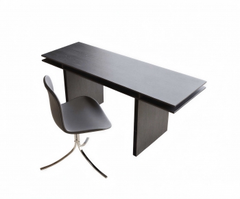 Modern Office Desk And Chair-ID:636143927