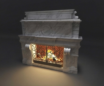 Modern Fireplace-ID:805230124