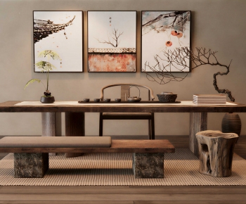 New Chinese Style Tea Tables And Chairs-ID:249110948