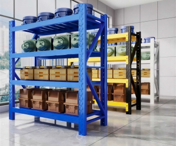 Modern Factory Floor/warehouse-ID:895236979