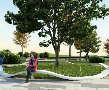 Modern Park Landscape-ID:429008968