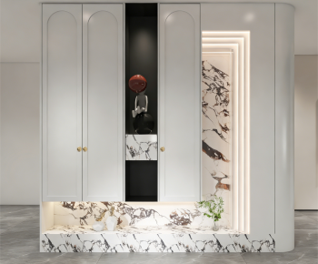 French Style Entrance Cabinet-ID:785432108