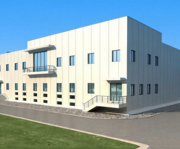 Modern Industrial Building-ID:916547068