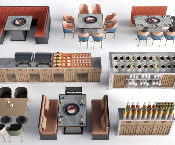 Modern Dining Table And Chairs-ID:540539036