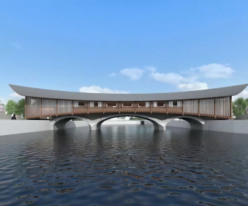New Chinese Style Bridge-ID:340650177