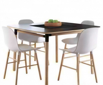 Nordic Style Dining Table And Chairs-ID:609493971