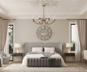 American Style Bedroom-ID:886657003