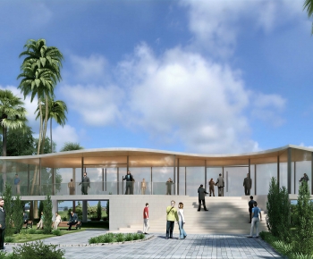 Modern Park Landscape-ID:740144979