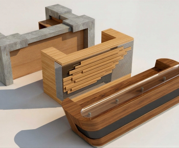 Modern Reception Desk-ID:934711933