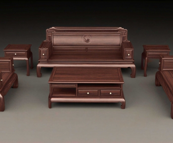 New Chinese Style Sofa Combination-ID:562232971