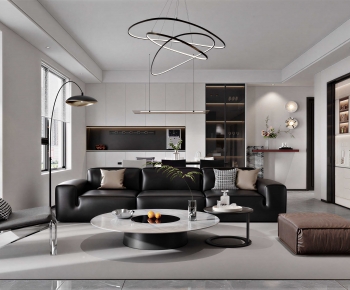 Modern A Living Room-ID:247190059