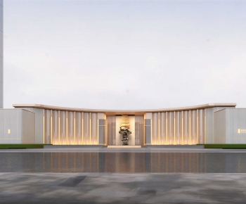Modern Facade Element-ID:917021994