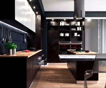 Modern Open Kitchen-ID:216329101