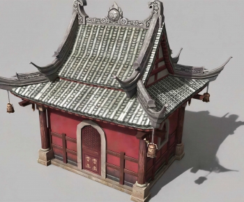 Chinese Style Ancient Architectural Buildings-ID:523960654