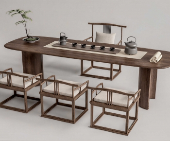 New Chinese Style Tea Tables And Chairs-ID:814030895