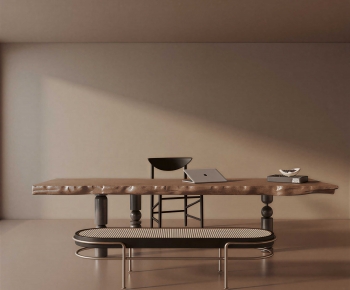 Modern Computer Desk And Chair-ID:205003025
