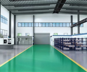 Modern Factory Floor/warehouse-ID:122010773
