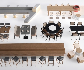 Modern Dining Table And Chairs-ID:362173086