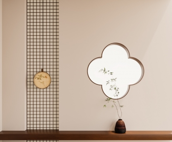 New Chinese Style TV Wall-ID:833926928